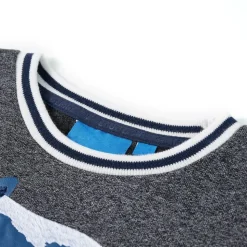 Sweatshirt til børn str. 92 blåmeleret