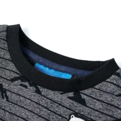 Sweatshirt til børn str. 104 blåmeleret