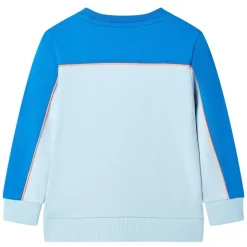 Sweatshirt til børn str. 104 blå og lyseblå