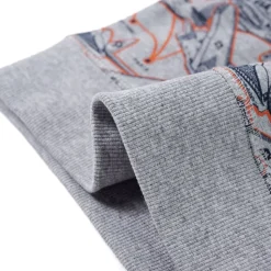 Sweatshirt til børn str. 92 gråmeleret