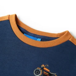 Sweatshirt til børn str. 92 indigoblå