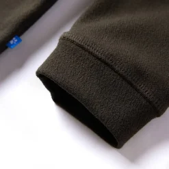Sweatshirt til børn str. 140 kakifarvet og brun