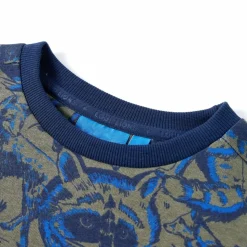 Sweatshirt til børn str. 92 kakifarvet