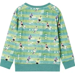 Sweatshirt til børn str. 116 lys grønmeleret