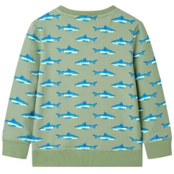 Sweatshirt til børn str. 104 lys kakifarve