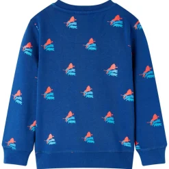 Sweatshirt til børn str. 104 mørkeblå