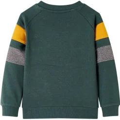Sweatshirt til børn str. 104 mørkegrøn