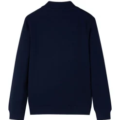 Sweatshirt til børn str. 92 med lynlås marineblå