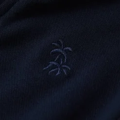 Sweatshirt til børn str. 92 med lynlås marineblå