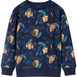 Sweatshirt til børn str. 92 marineblå