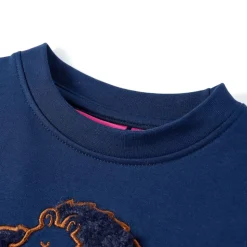 Sweatshirt til børn str. 104 marineblå