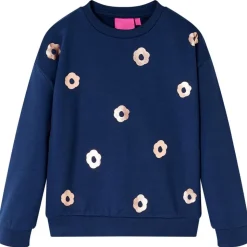 Sweatshirt til børn str. 104 marineblå