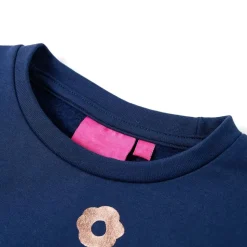 Sweatshirt til børn str. 104 marineblå