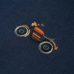 Sweatshirt til børn str. 92 marinemeleret