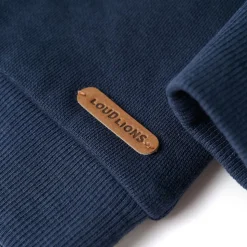 Sweatshirt til børn str. 92 marinemeleret