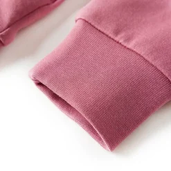 Sweatshirt til børn str. 128 patchwork velour pink