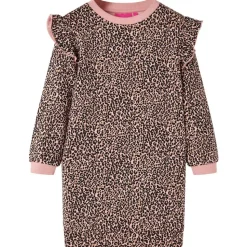 Sweatshirtkjole til børn str. 92 lyserød