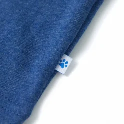 Tanktop til børn str. 104 blåmeleret