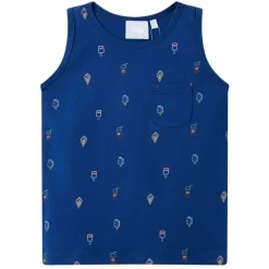 Tanktop til børn str. 128 mørkeblå