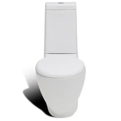 Toilet- og bidetsæt keramik hvid