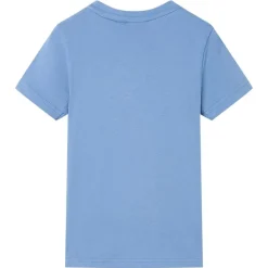 T-shirt til børn str. 128 blå