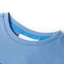 T-shirt til børn str. 104 blå