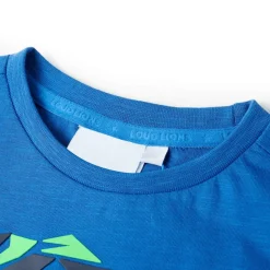 T-shirt til børn str. 104 blå