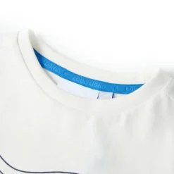 T-shirt til børn str. 104 ecrufarvet