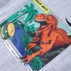 T-shirt til børn str. 116 grå