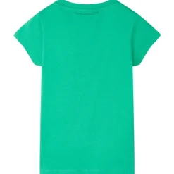 T-shirt til børn str. 116 grøn