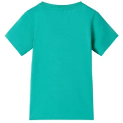 T-shirt til børn str. 140 grøn