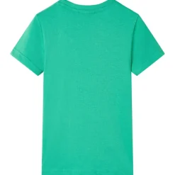 T-shirt til børn str. 104 grøn