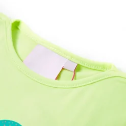 T-shirt til børn str. 116 gul