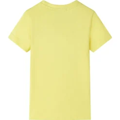 T-shirt til børn str. 92 gul