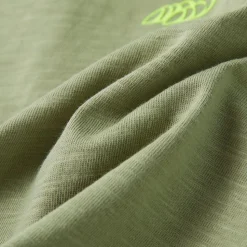 T-shirt til børn str. 104 kakifarvet
