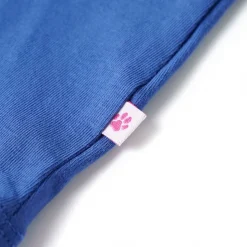 T-shirt til børn str. 104 koboltblå