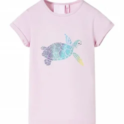 T-shirt til børn str. 92 lilla