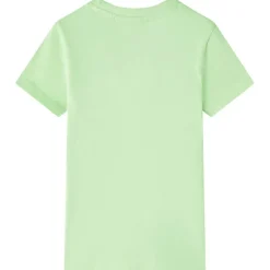 T-shirt til børn str. 140 limegrøn
