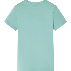 T-shirt til børn str. 116 lys kakifarve
