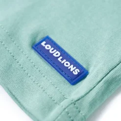 T-shirt til børn str. 116 lys kakifarve