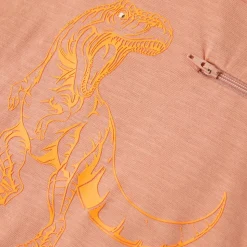 T-shirt til børn str. 128 lys orange