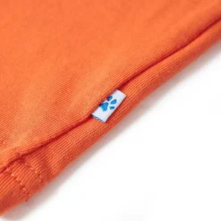 T-shirt til børn str. 104 lys orange
