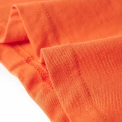 T-shirt til børn str. 104 lys orange