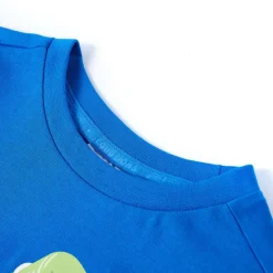 T-shirt til børn str. 116 lyseblå