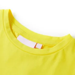 T-shirt til børn str. 140 lysegul
