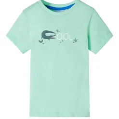 T-shirt til børn str. 92 lysegrøn