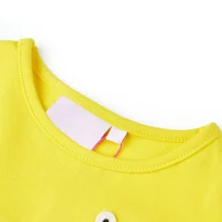 T-shirt til børn str. 140 lysegul