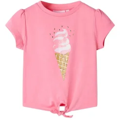 T-shirt til børn str. 92 lyserød