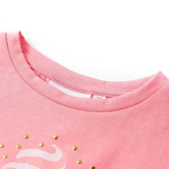 T-shirt til børn str. 92 lyserød
