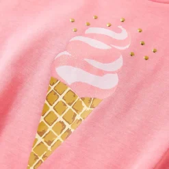 T-shirt til børn str. 92 lyserød